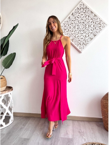 Vestido Sandi fucsia