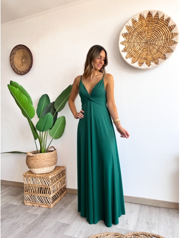 Vestido Alma verde