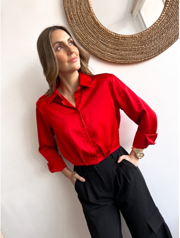 Blusa Zimbe rojo