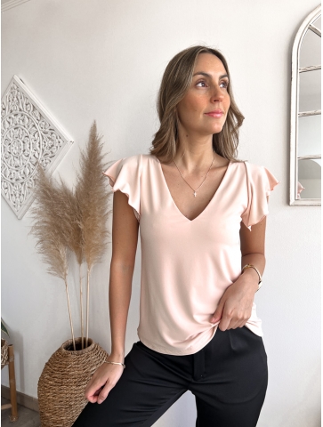 Polera Anis nude rose