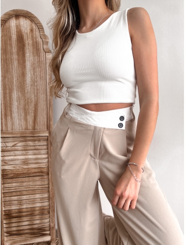 Pantalon Nelo beige