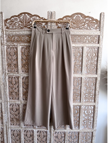 Pantalon Gari taupe