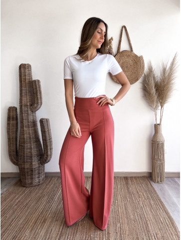 Pantalon Laura rosa viejo