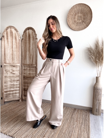 Pantalon Gari taupe