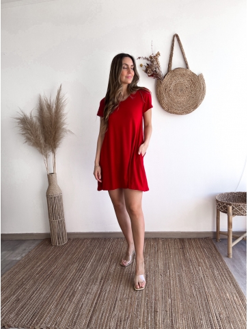 Vestido Fatima rojo