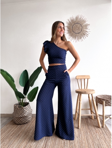 Conjunto Abba azul