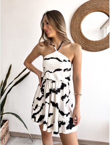 Vestido sol y playa crema