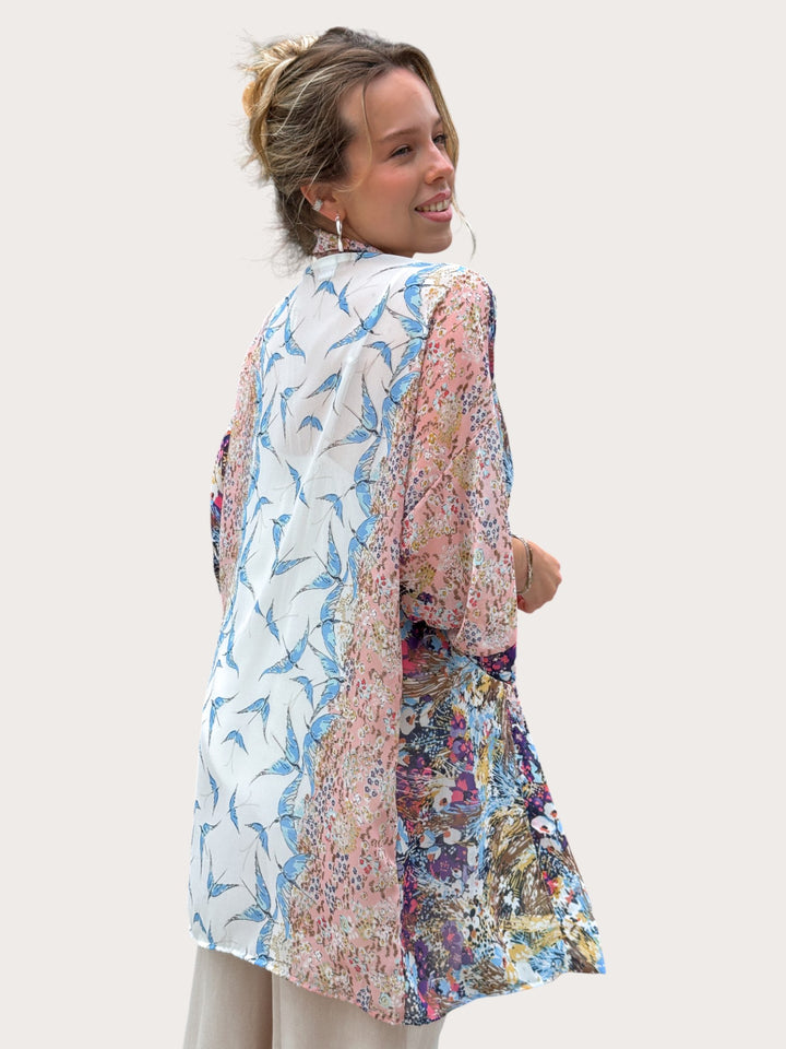 Kimono Cielo blanco