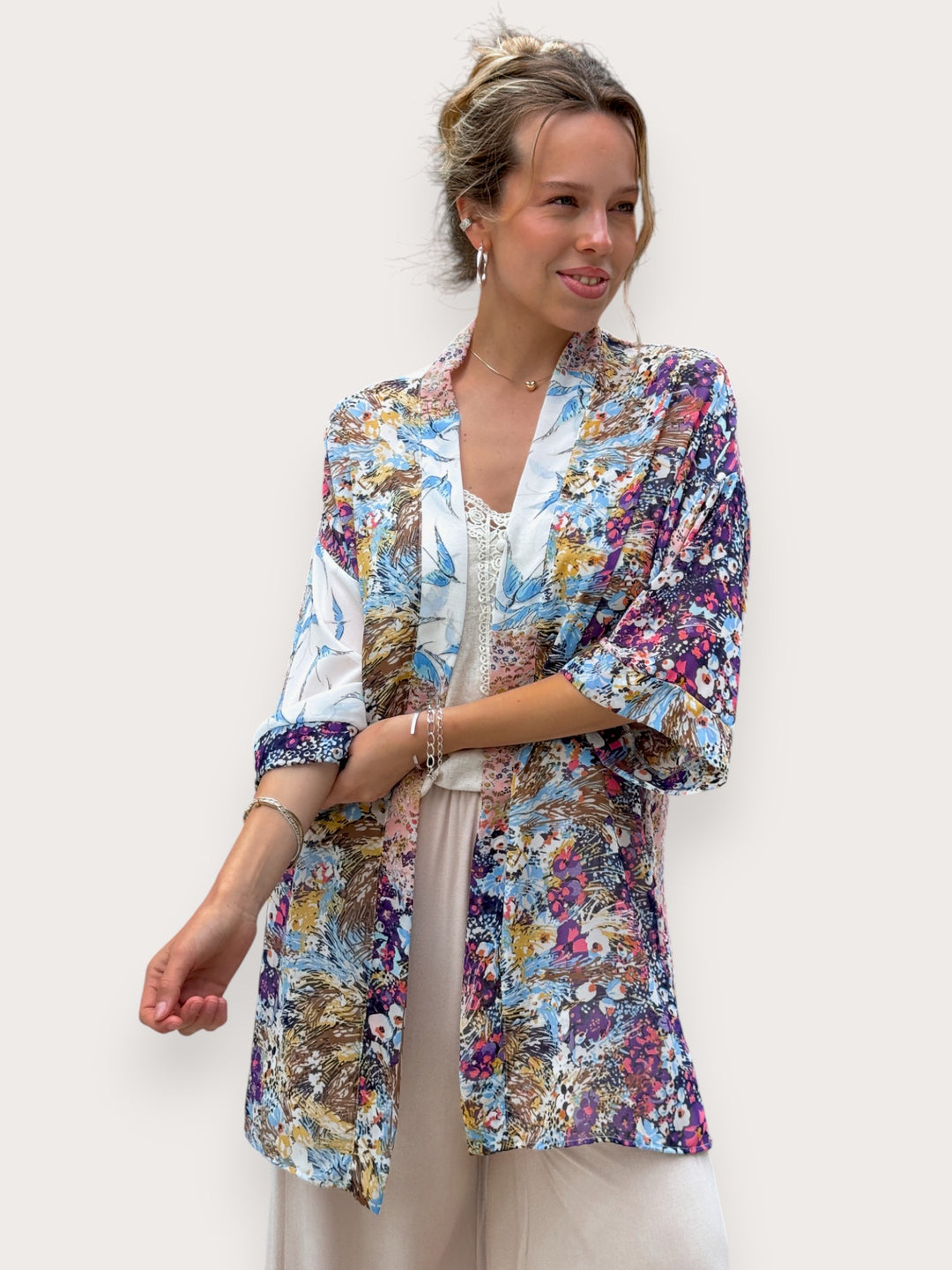 Kimono Cielo blanco