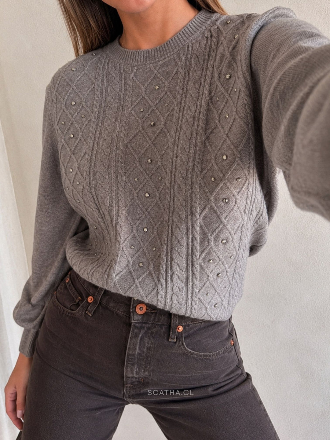 Sueter mini tachas