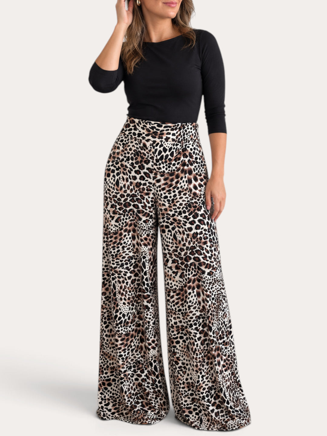 Pantalón Palazzo velvet guepar