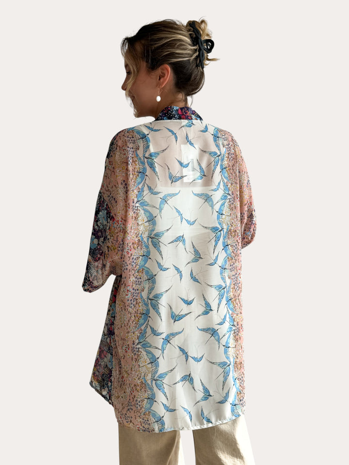 Kimono Cielo blanco