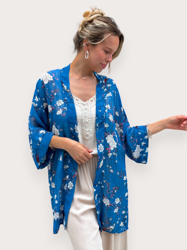 Kimono Cielo azul