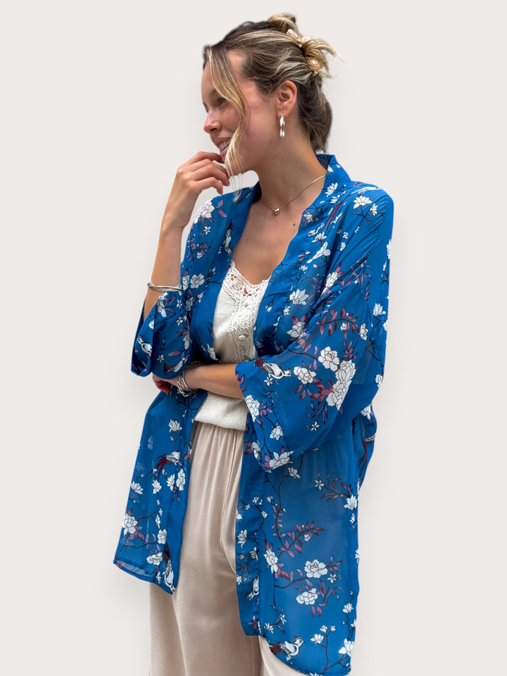 Kimono Cielo azul