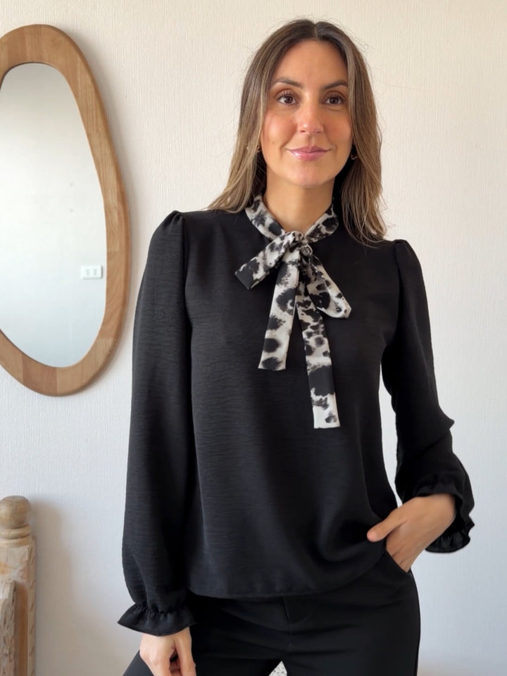 Blusa Noni manga larga