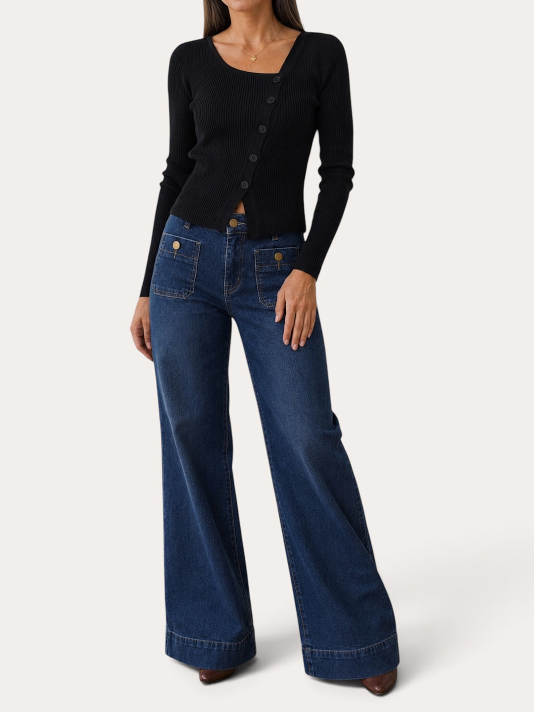Jeans bolsillos delanteros