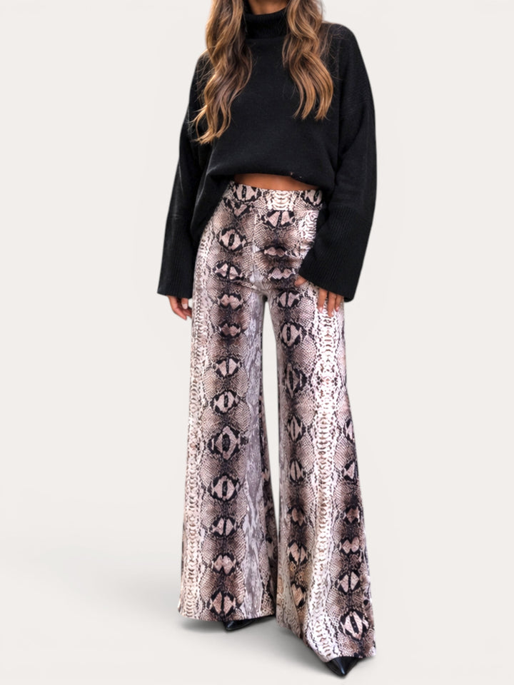Pantalon palazzo Cote snake