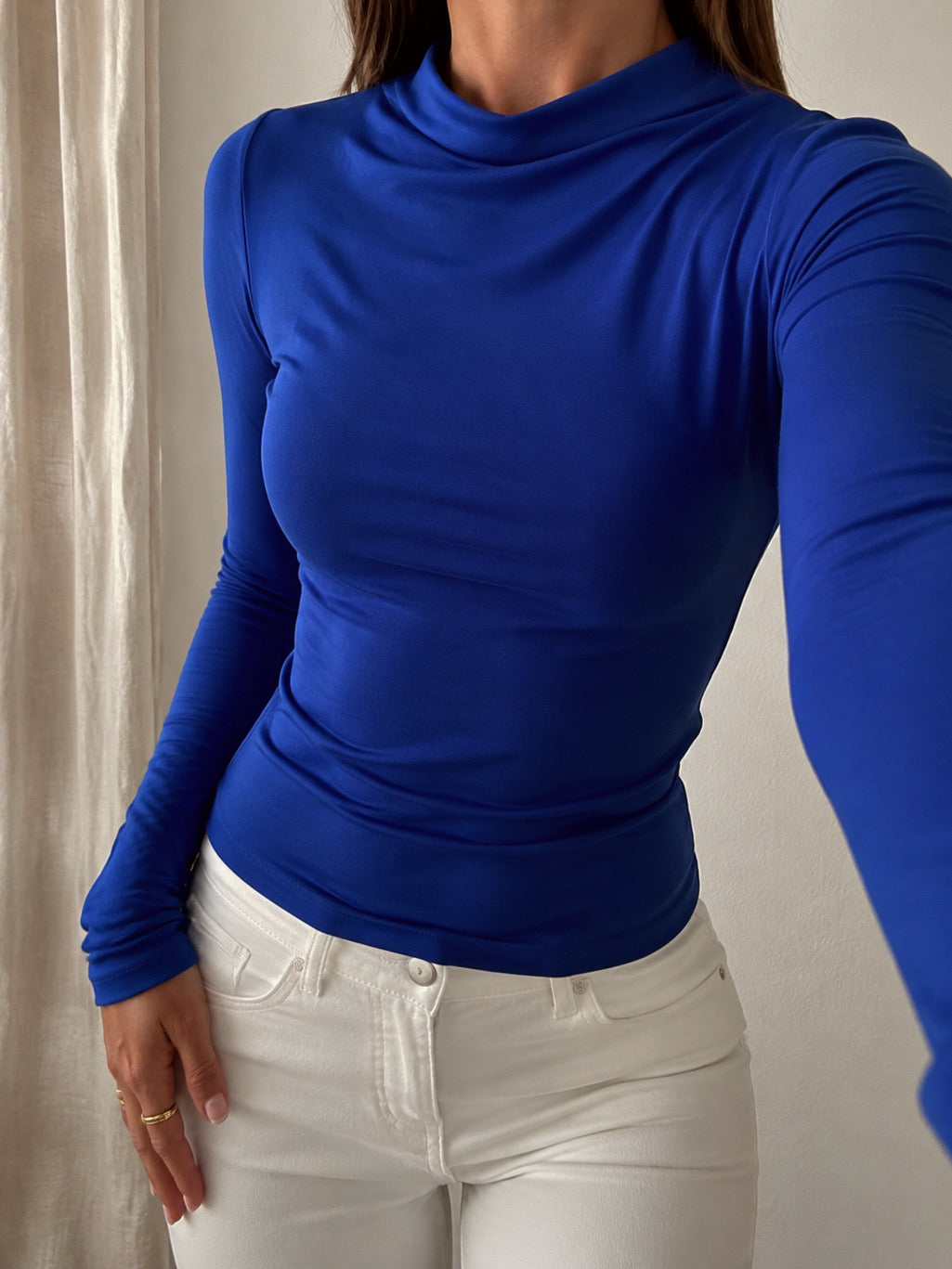 Polera Corina  manga larga