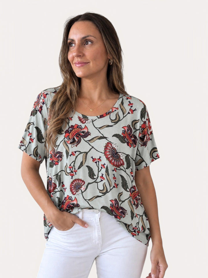 Polera Madrid flor