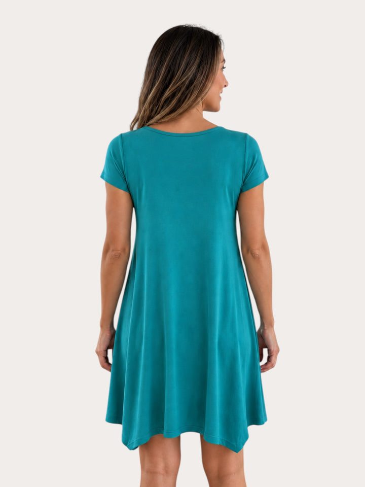 Vestido Fatima turquesa