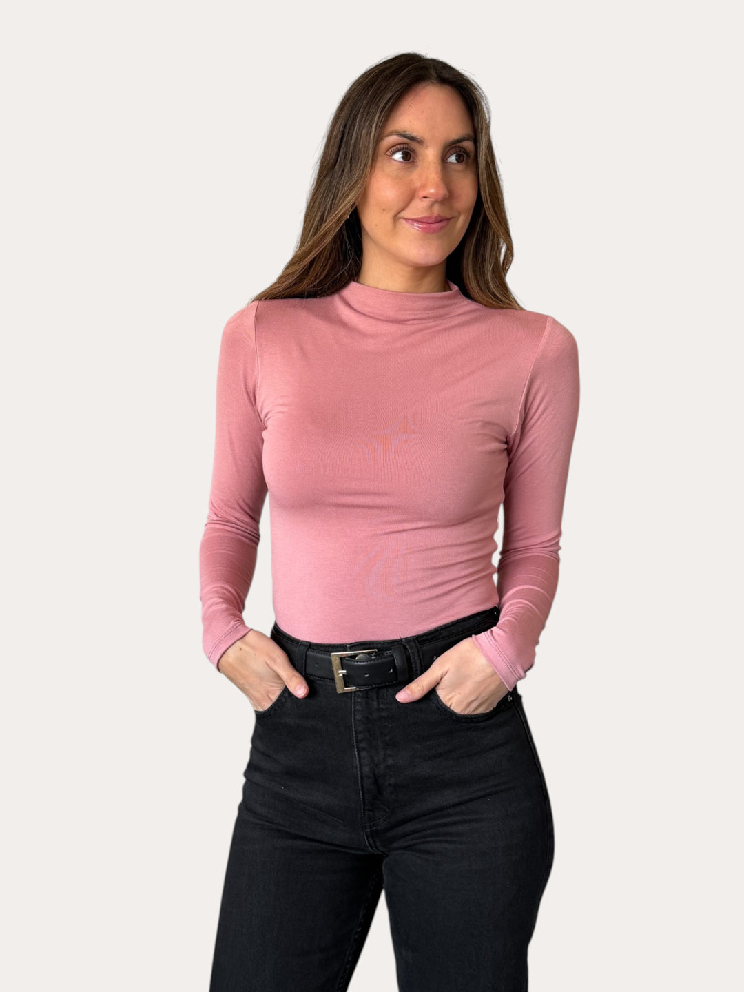 Polera Corina  manga larga