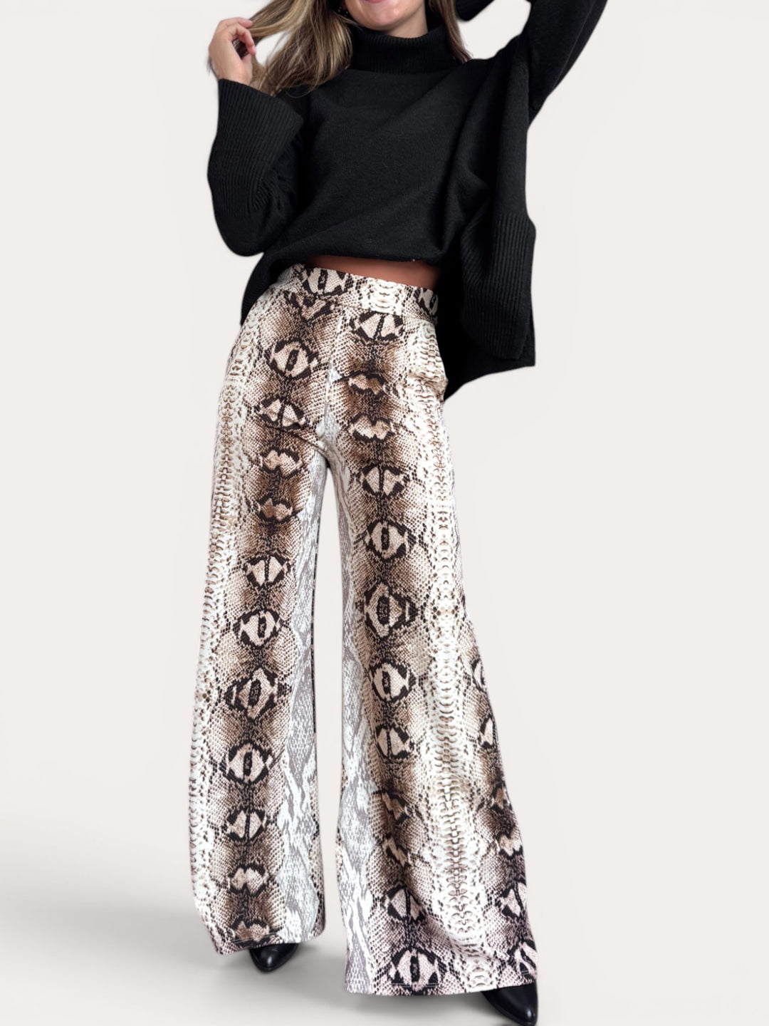 Pantalon palazzo Cote snake