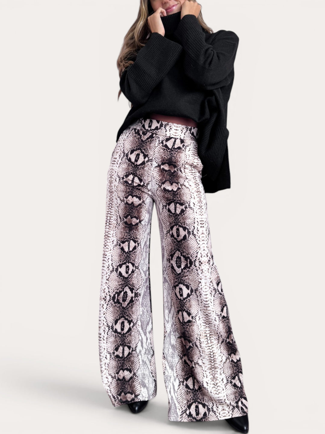 Pantalon palazzo Cote snake