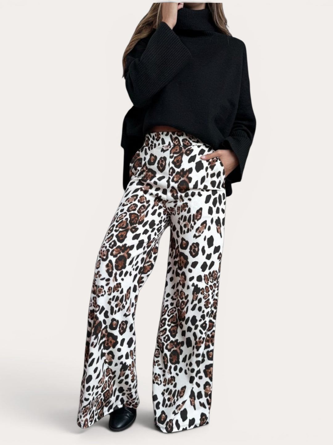 Pantalon palazzo Cote pardo