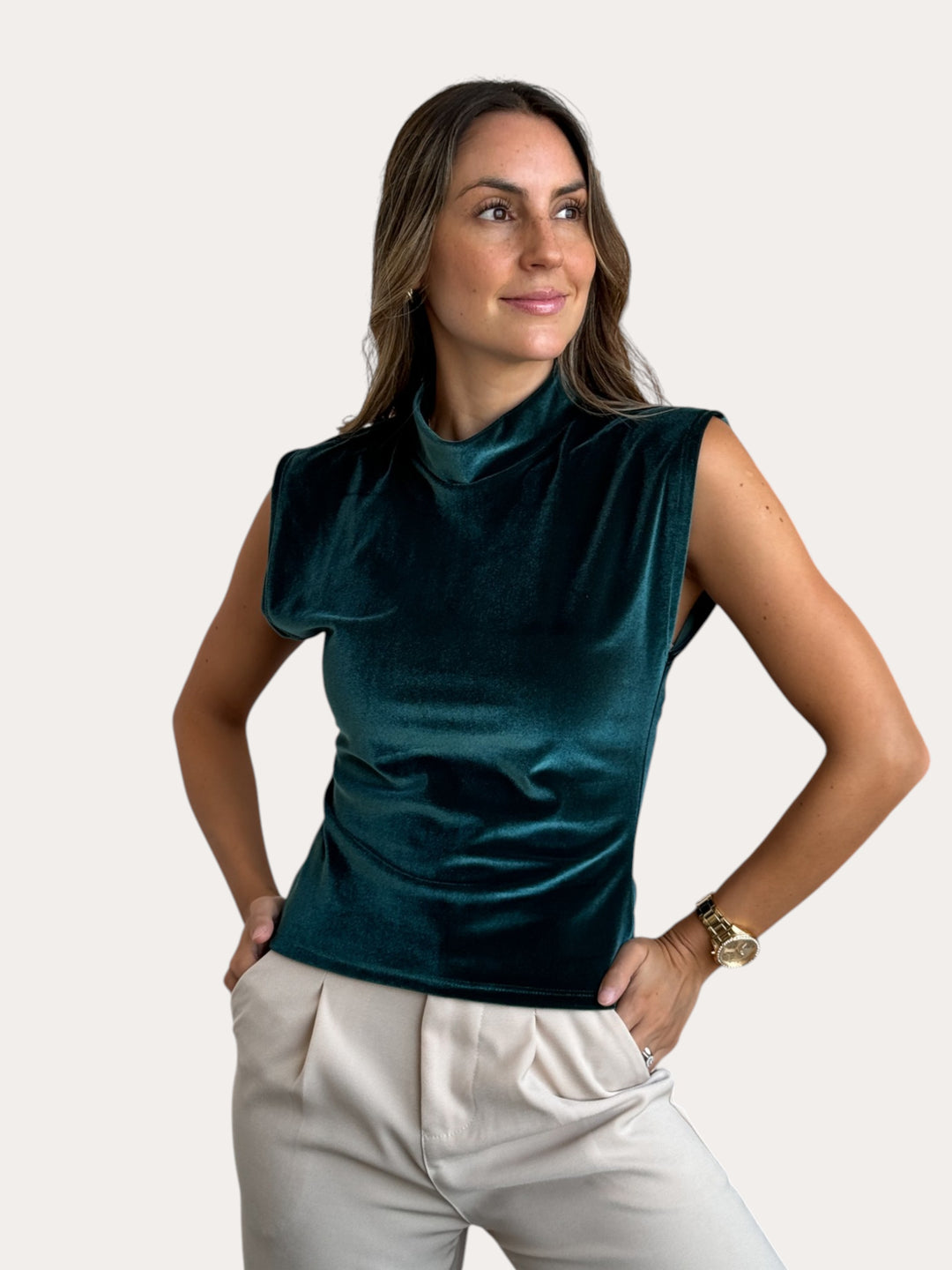 Polera Mone velvet