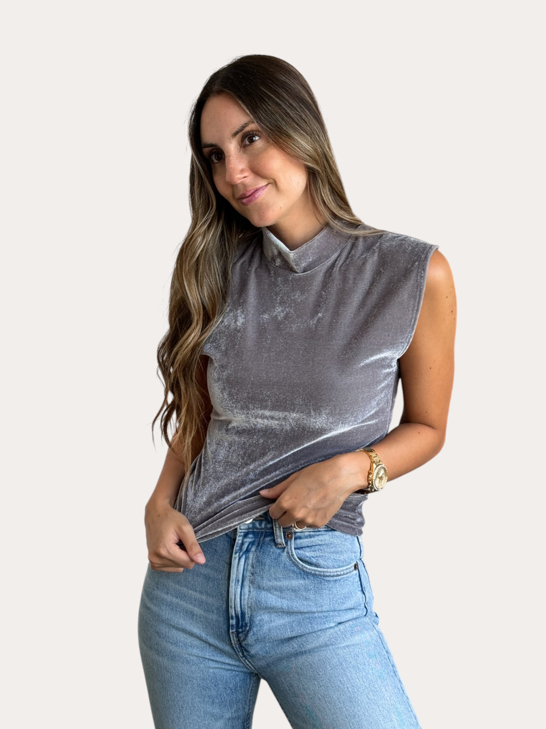 Polera Mone velvet