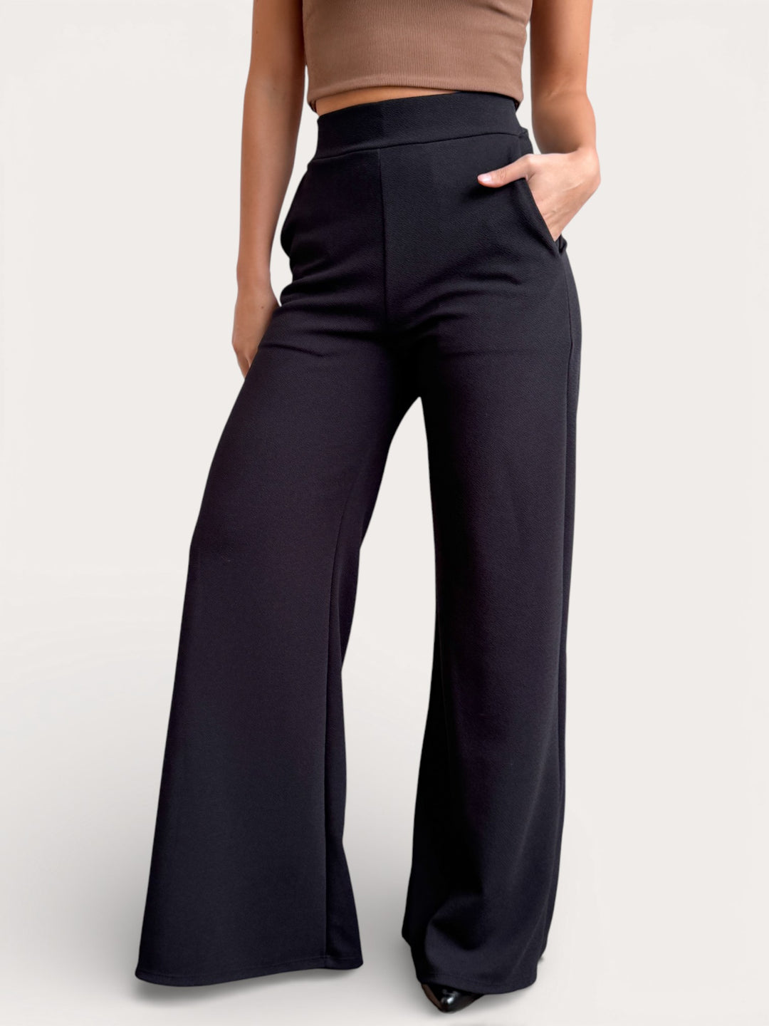 Pantalon Palazzo Monaco bolsillos