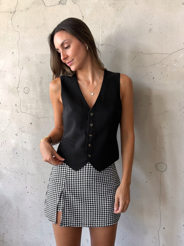 Falda Isa Pied de Poule