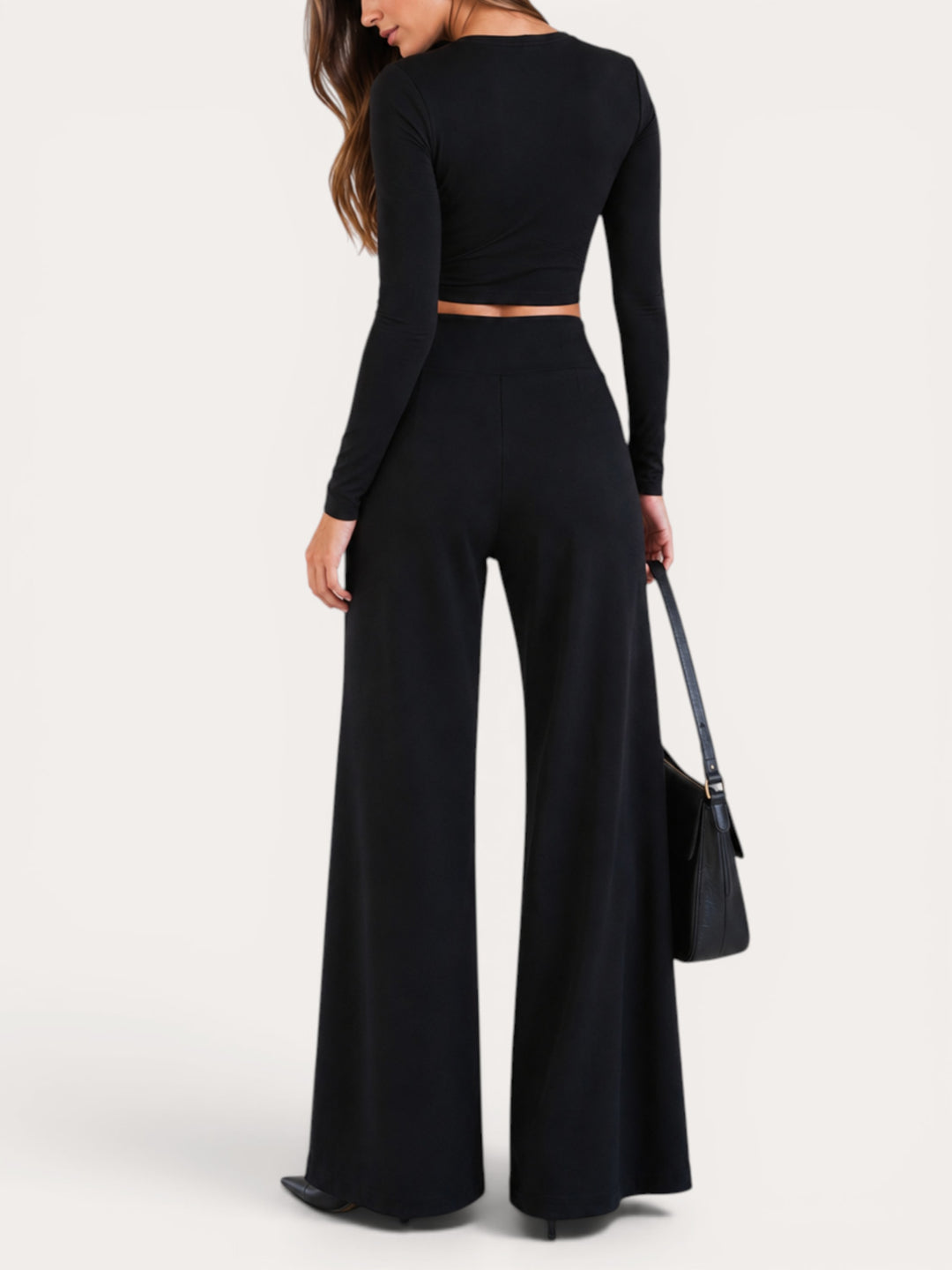 Pantalon Palazzo Monaco bolsillos