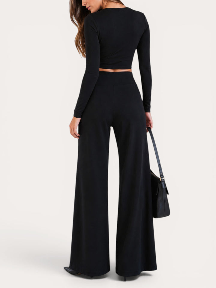 Pantalon Palazzo Monaco bolsillos