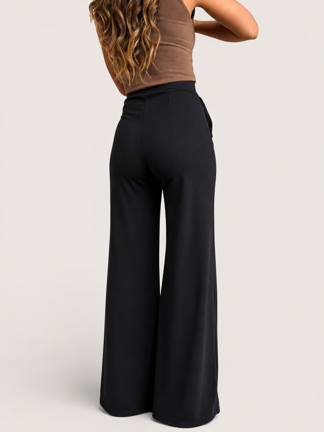 Pantalon Palazzo Monaco bolsillos