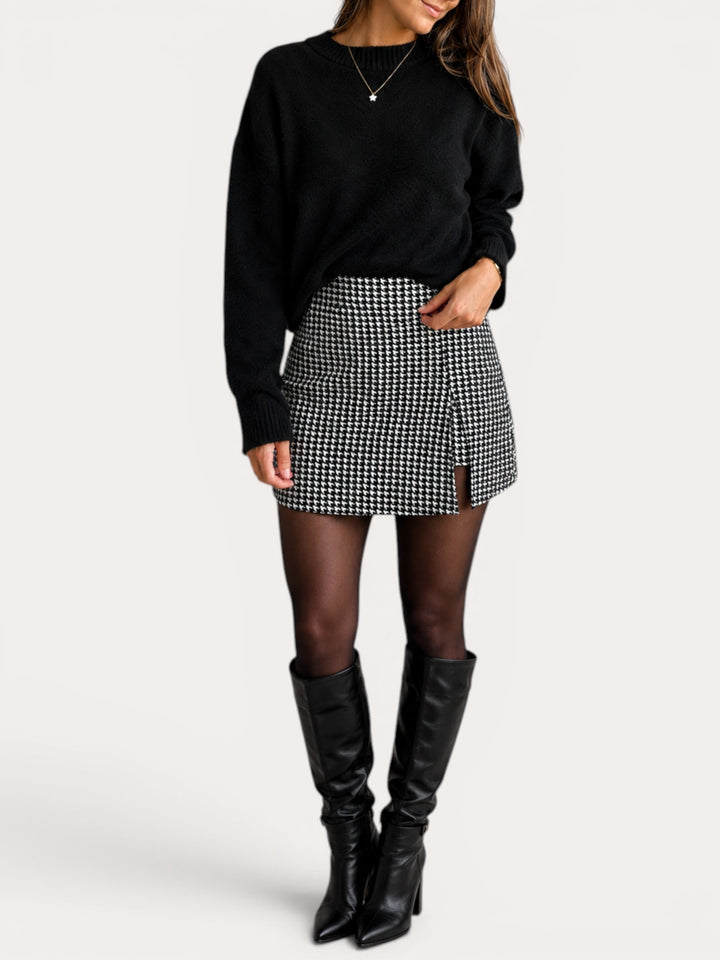 Falda Isa Pied de Poule