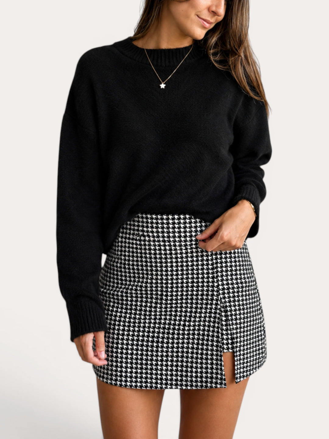 Falda Isa Pied de Poule