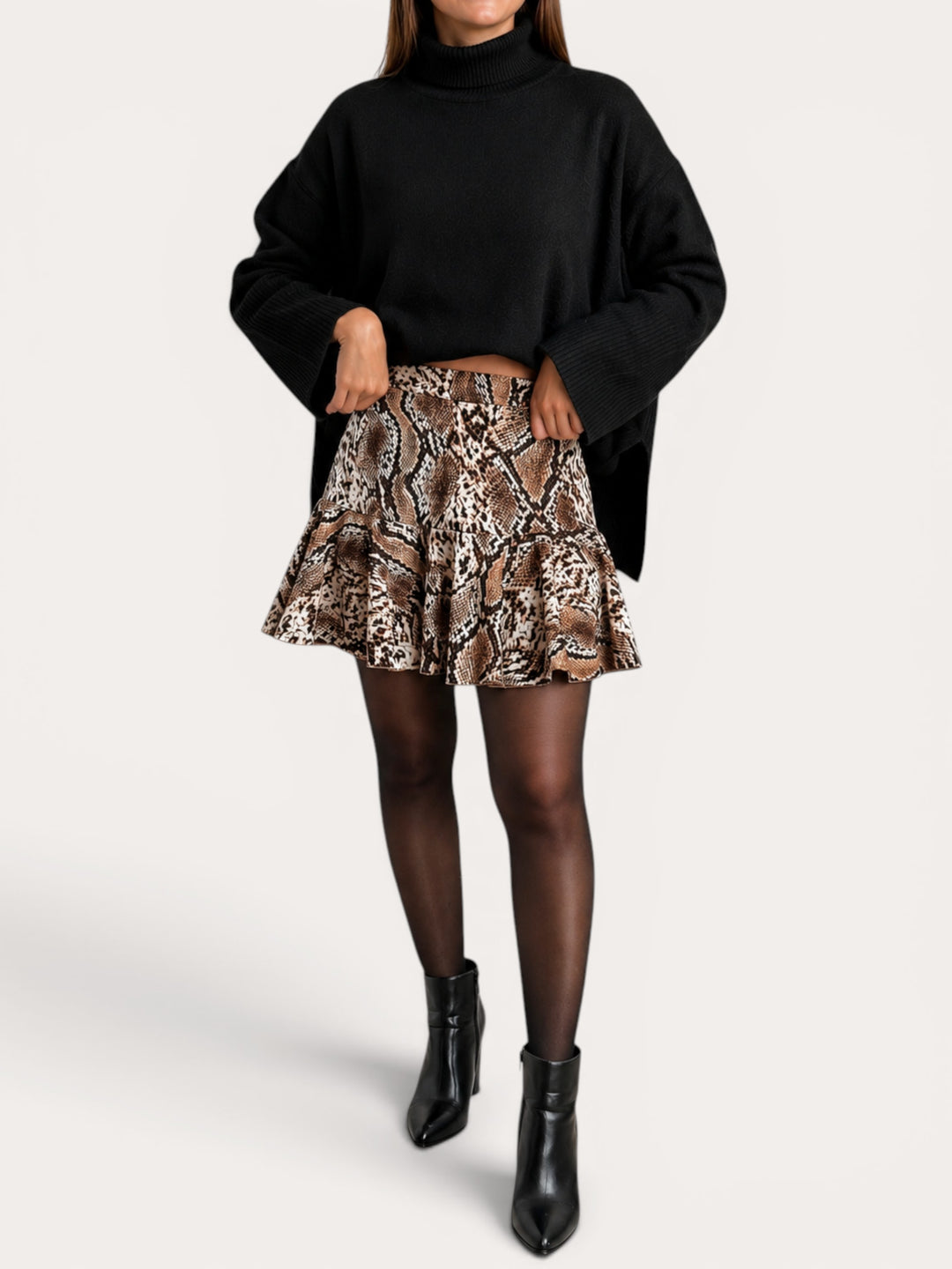 Falda Keni print